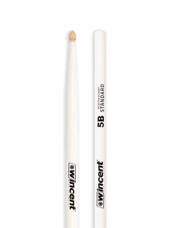 Baqueta Wincent 5B Colors White Standard (W-5BCW)